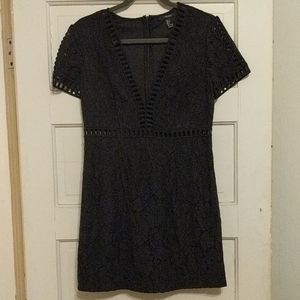 Black lace dress